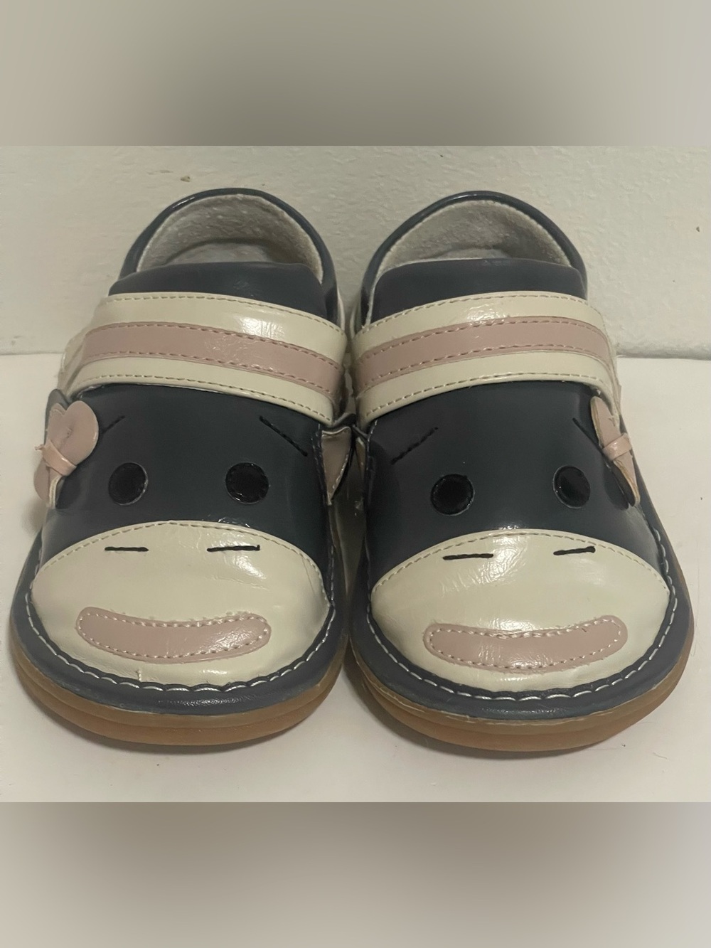 Socks Pink Monkey Toddler Squeaky Shoes